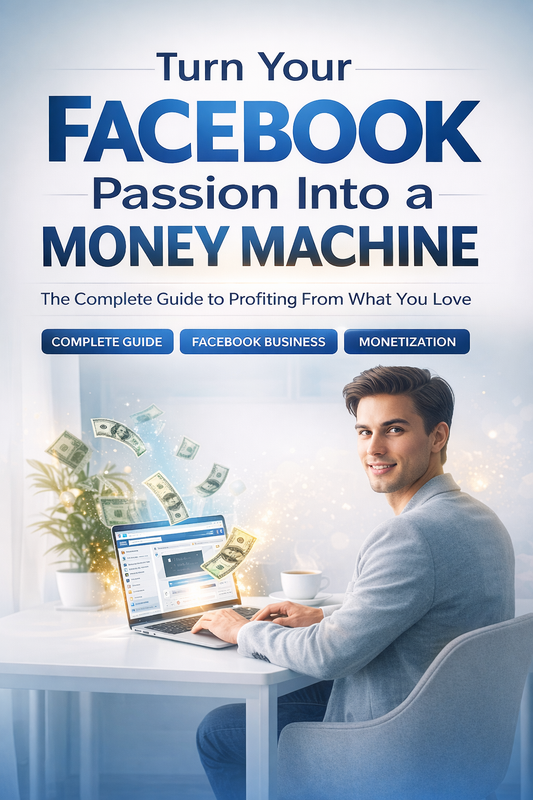 TURN YOUR FACEBOOK PASSION INTO A MONEY MACHINE